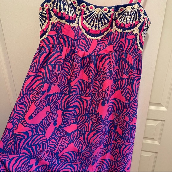 Lilly Pulitzer Bernadetta Maxi Dress Wild Nights Size 8 - Picture 2 of 15